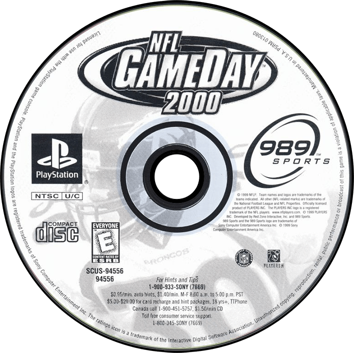 NFL GameDay 2000 media 5 for Playstation